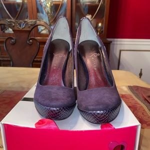 Paris Hilton Purple Stiletto heels.